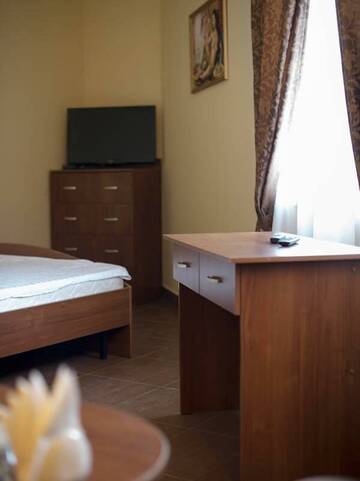 Номер стандарт с 1 двуспальной кроватью в Гостинице Дуэт